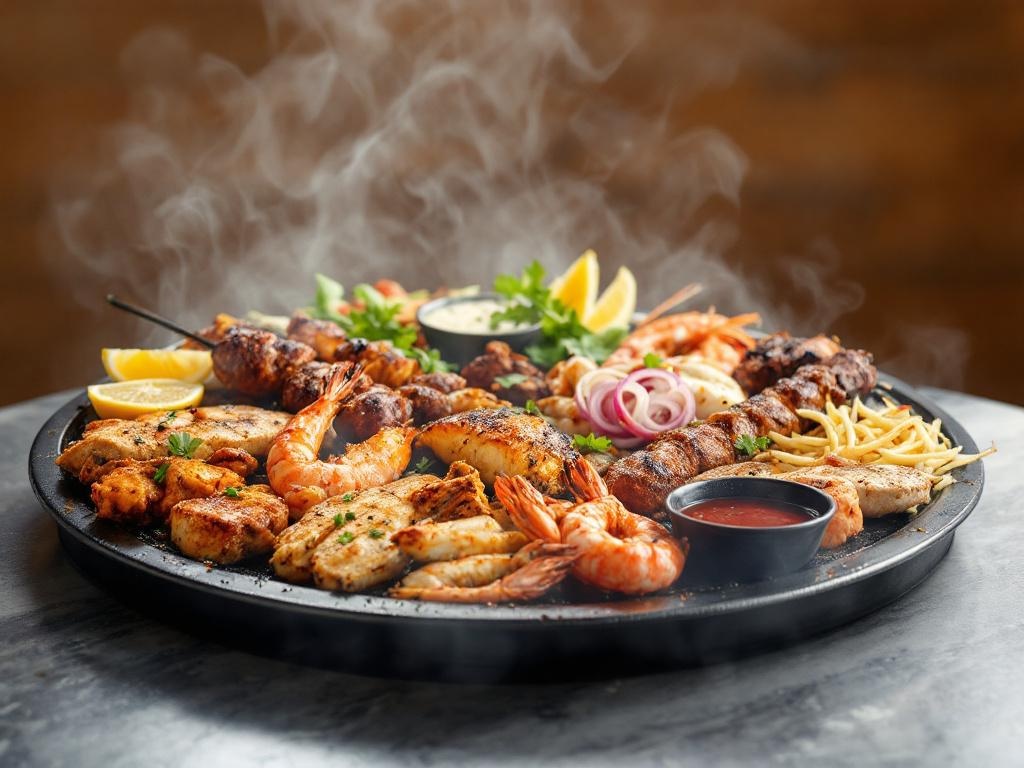 Mix Grill Rice Desi Grill Surrey - Authentic Indian Cuisine Open 24/7